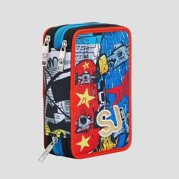 Immagine di Astuccio 3 Zip Sj Gang Speedled Boy