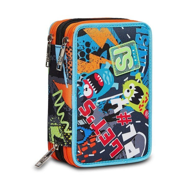 Immagine di Astuccio 3 Zip Sj Gang Rushpack