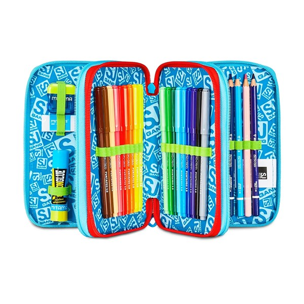 Immagine di Astuccio 3 Zip Sj Gang Game-Led Boy