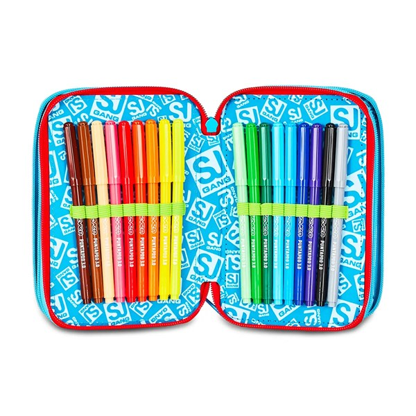 Immagine di Astuccio 3 Zip Sj Gang Game-Led Boy