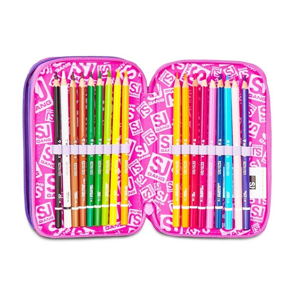 Immagine di Astuccio 3 Zip Sj Gang Tinypatch Girl