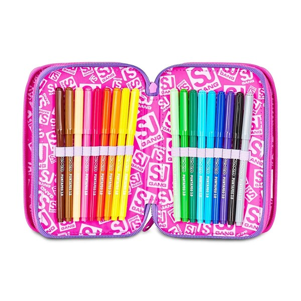 Immagine di Astuccio 3 Zip Sj Gang Tinypatch Girl