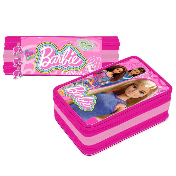 Immagine di Astuccio 3zip Barbie Deluxe        