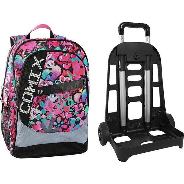 Immagine di ZAINO ORG. TROLLEY STACC.COMIX BRIGHT HEARTS GIRL