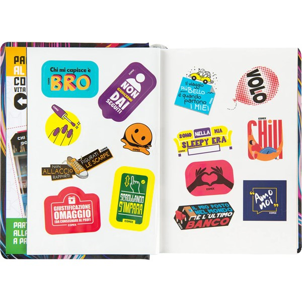 Immagine di AGENDA COMIX 16M STD SWIRLS