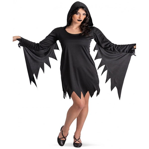 Immagine di COSTUME STREGA NERA T.U. (S-M) IN BUSTA C/GANCIO