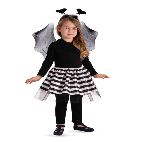 Immagine di SET PIPISTRELLINA BIMBA (ALI H.CM.44X45 CA.,GONNA,