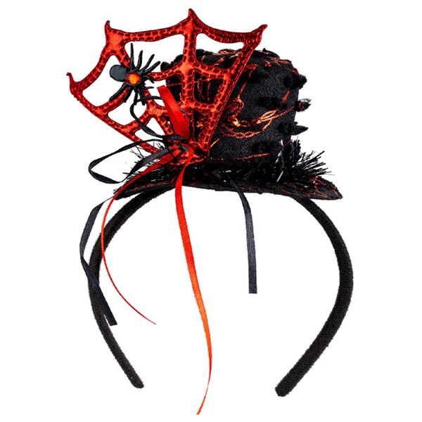 Immagine di MINI CAPPELLINO CON RAGNATELA ROSSA H.CM.7 CA. CON