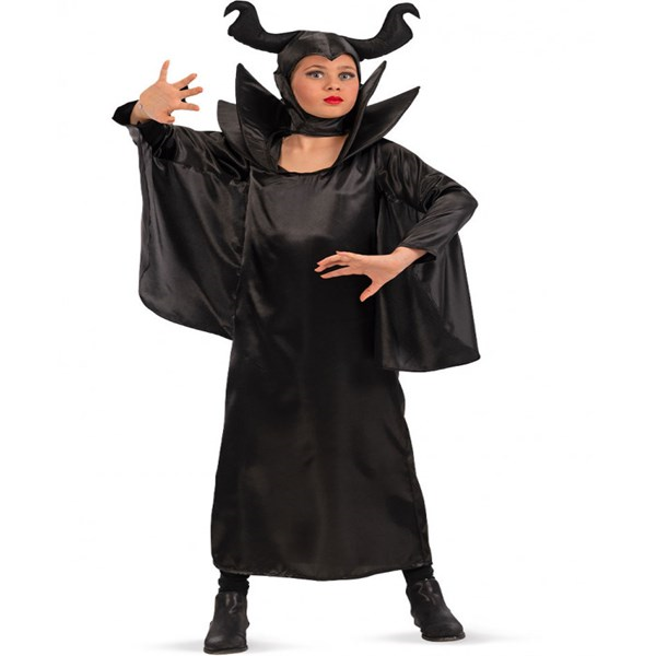 Immagine di COSTUME MALEFICA TG.VI IN BUSTA C/GANCIO