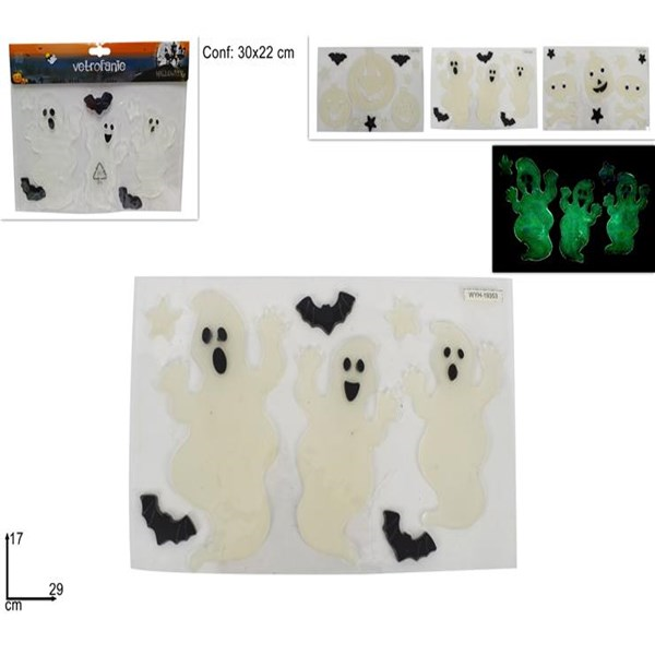 Immagine di Vetrofania Fluorescente Halloween Ass(56)