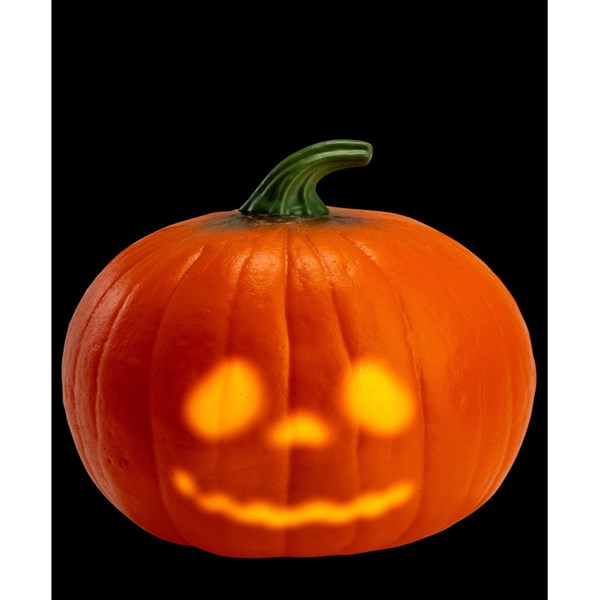 Immagine di ZUCCA DECORATIVA CON LUCI E SUONO H.CM.23 CA.(BATT