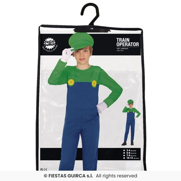 Immagine di GREEN TRAIN DRIVER, INFANTILE, 10 – 12 ANNI