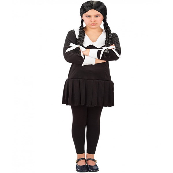 Immagine di Costume Dark Girl Tg.Vi (8-9 Anni) In Busta C/Ganc