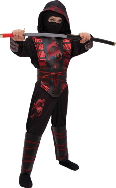 Immagine di Costume Ninja Fighter Bambino 9/10 Anni