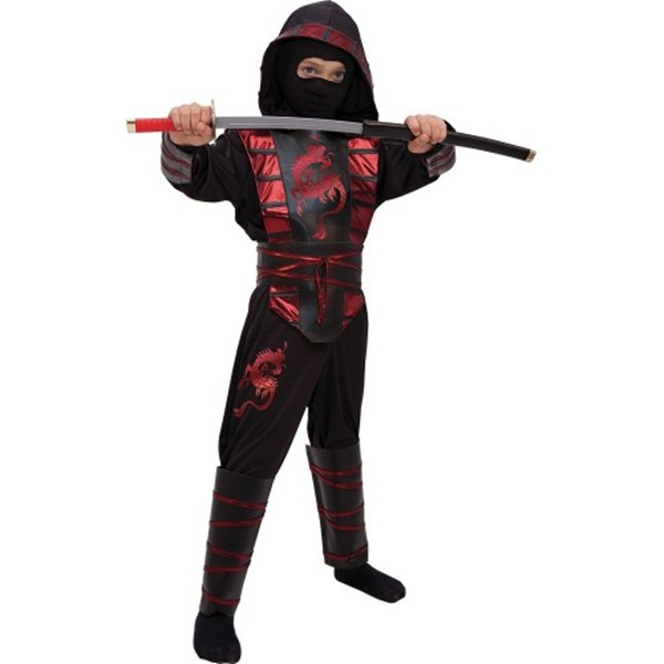Immagine di Costume Ninja Fighter Bambino 3/4 Anni