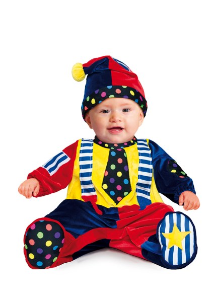 Immagine di Costume Piccolo Clown Superbaby 6/9 Mesi
