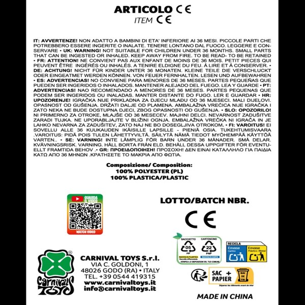 Immagine di Fucile d'assalto in plastica lungh.cm.66 ca. Con s