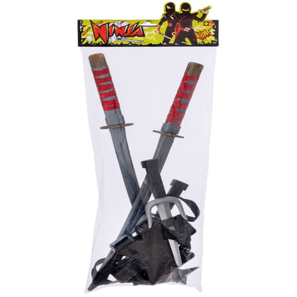 Immagine di Set Armi Ninja (Portaspade, Spade, Pugnali, Access