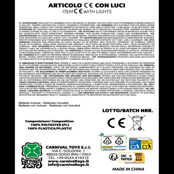 Immagine di Zucchetta con luci diam.cm.6 