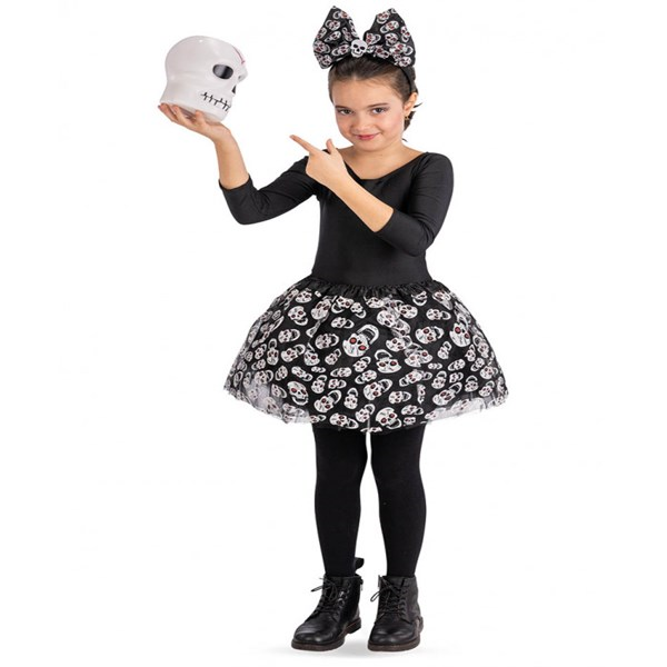 Immagine di SET SCHELETRINA BIMBA (GONNA, CERCHIETTO) IN BUSTA