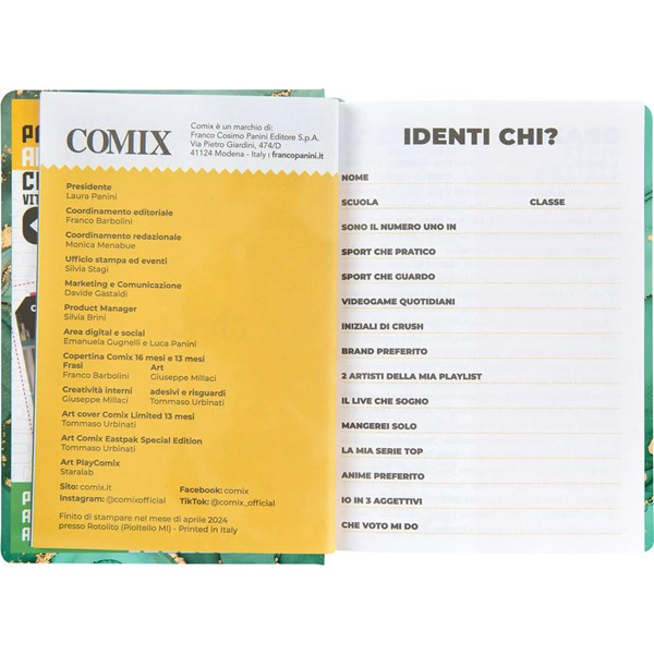 Immagine di AGENDA COMIX 16M STD FLUID MARBLE