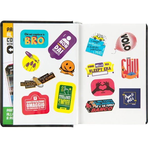 Immagine di AGENDA COMIX 16M MIGNON PLUS BLACK&SILVER