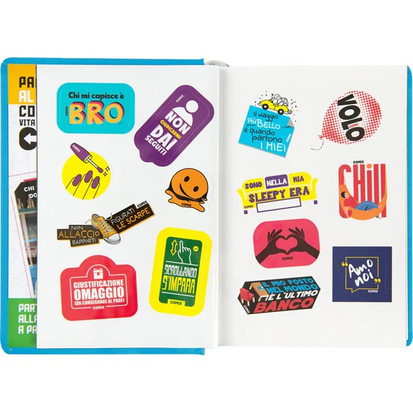 Immagine di AGENDA COMIX 16M MIGNON PLUS CYAN