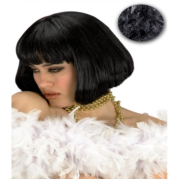 Immagine di Boa di piume nero l.cm.180 ca. (gr.40 ca.) In bust