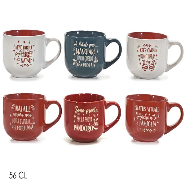 Immagine di Tazza Natalizia 56cl 6ass