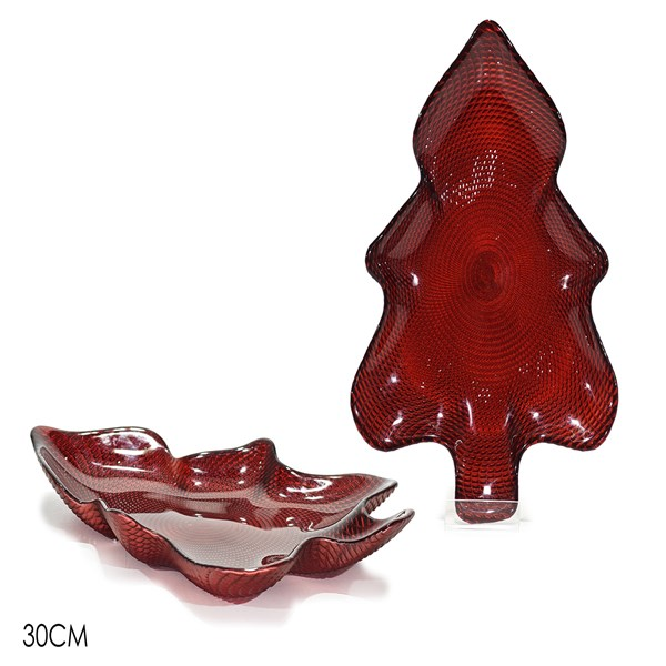 Immagine di Piatto Albero H30cm Rosso