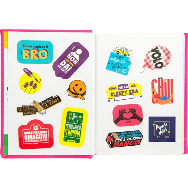 Immagine di AGENDA 16M MINI LYCRA FUCSIA SPECIAL COMIX