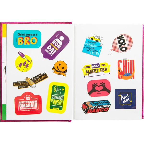 Immagine di AGENDA 16MSTD LYCRA FUCSIA SPECIAL COMIX