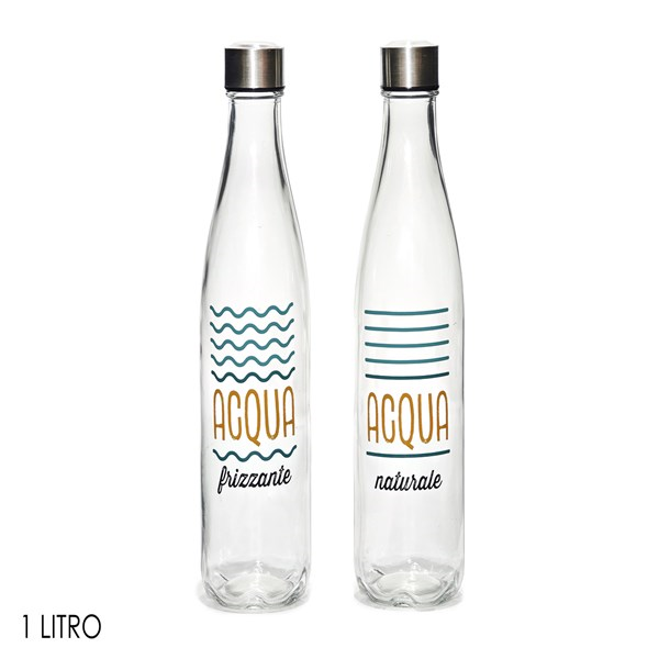 Immagine di Bottiglia 1lt C/Tappo A Vite 2ass