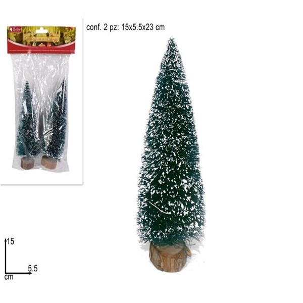 Immagine di Alberi Innevati 2pz 15cm Art.9963