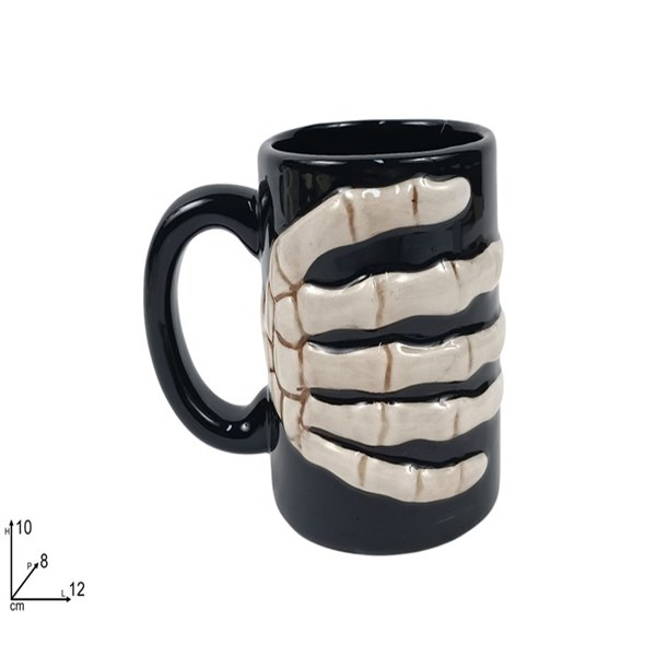 Immagine di Tazzone Con Mano Scheletro24001