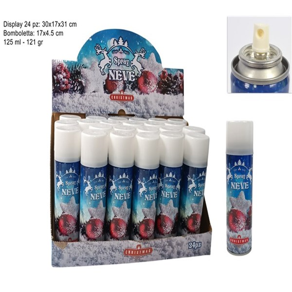 Immagine di Bomboletta Neve Decoraz Finestre 125ml (121gr) Xf-