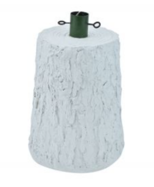 Immagine di Base Tronco  D.32X24XH.36+5 cm Bianco